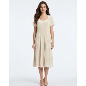 Sami & Jo Dress 2XL Shift Style Mid Calf Length‎ Round Neckline Polyester Blend
